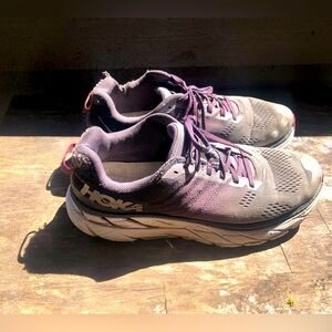 Hoka One One Clifton 6 Men’s Gray Athletic Running Shoes Size 9.5